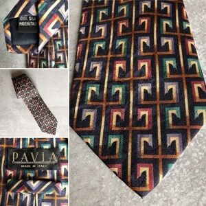 Pavia Italian Silk Men’s Patterned Tie